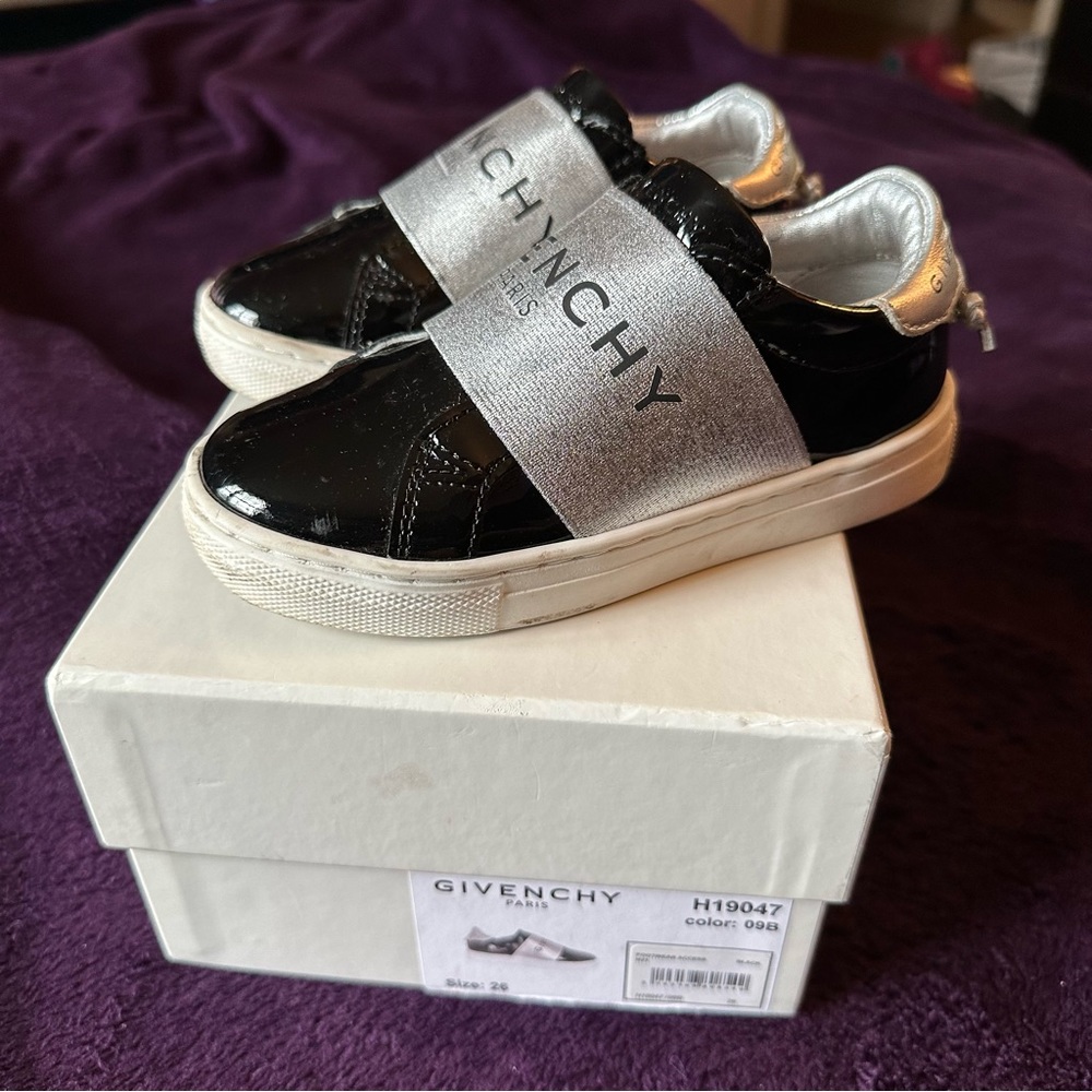 Gently worn toddler Givenchy slip on sneaker